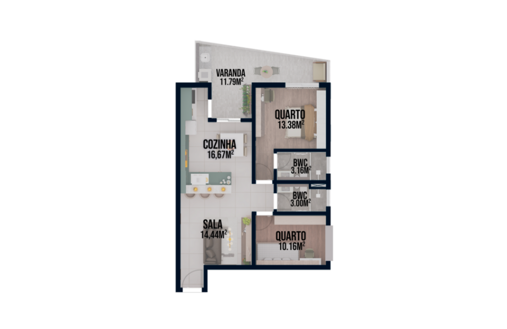 Planta Apartamento 1